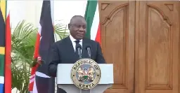 Kenyans will travel to South Africa visa-free from January - President Ramaphosa