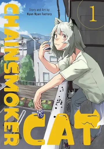 catgirl who is a chainsmoker